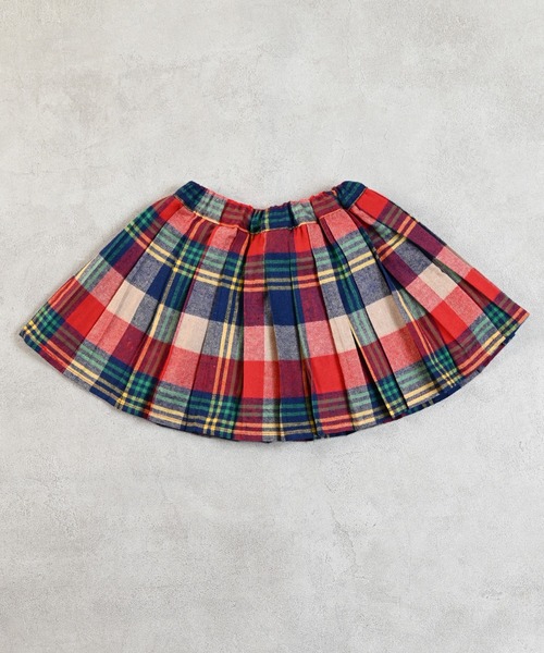 MARKEY'S（マーキーズ）の「チェックプリーツスカート（スカート・キッズ・イエロー系その他/グリーン系その他/レッド系その他・S/M/L/LL）」の12枚目の写真