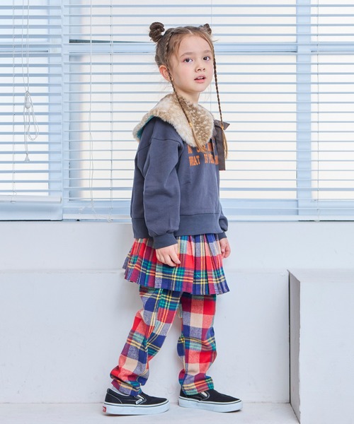 MARKEY'S（マーキーズ）の「チェックプリーツスカート（スカート・キッズ・イエロー系その他/グリーン系その他/レッド系その他・S/M/L/LL）」の18枚目の写真