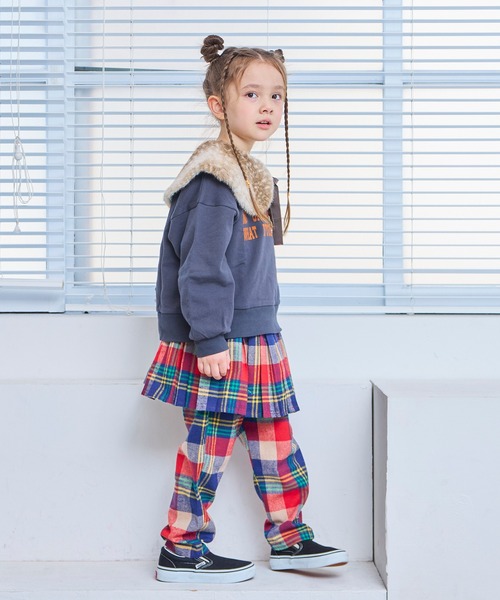 MARKEY'S（マーキーズ）の「チェックプリーツスカート（スカート・キッズ・イエロー系その他/グリーン系その他/レッド系その他・S/M/L/LL）」の13枚目の写真