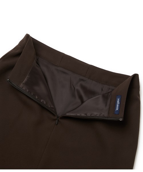 NEWYORKER（ニューヨーカー）の「ギャバライクポリエステル ビット付きスカート（スカート・レディース・キャメル/ブラック・11号/9号）」の15枚目の写真