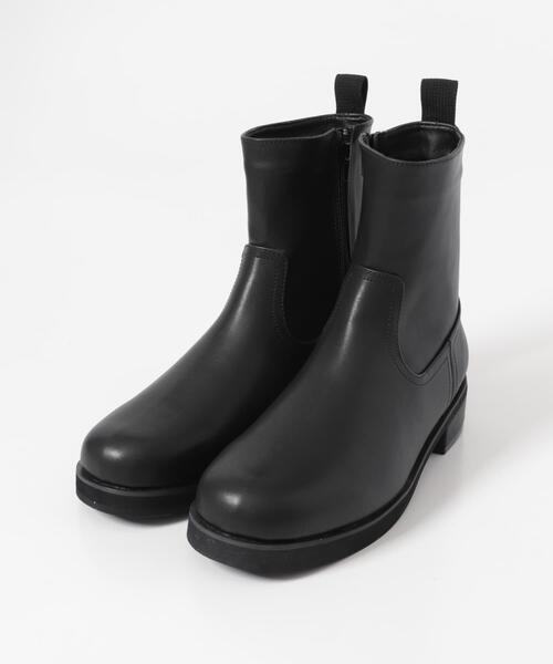 SENSE OF PLACE by URBAN RESEARCH(センスオブプレイスバイアーバンリサーチ)の「ラウンドトゥサイドジップブーツ(ブーツ・メンズ・ブラック/ブラウン・26.5/27.5)」の6枚目の写真