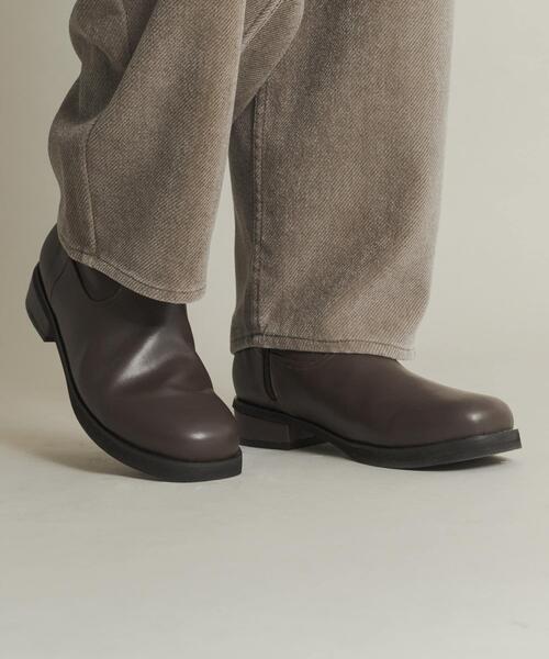 SENSE OF PLACE by URBAN RESEARCH(センスオブプレイスバイアーバンリサーチ)の「ラウンドトゥサイドジップブーツ(ブーツ・メンズ・ブラック/ブラウン・26.5/27.5)」の12枚目の写真
