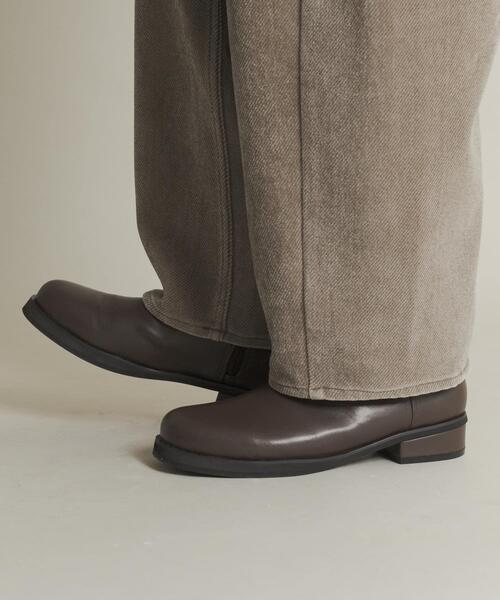 SENSE OF PLACE by URBAN RESEARCH(センスオブプレイスバイアーバンリサーチ)の「ラウンドトゥサイドジップブーツ(ブーツ・メンズ・ブラック/ブラウン・26.5/27.5)」の15枚目の写真