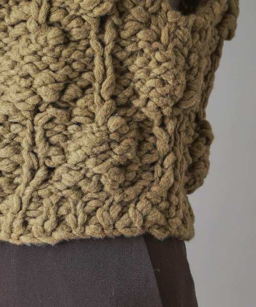 muller of yoshiokubo(ミュラーオブヨシオクボ)の「muller of yoshiokubo(ミュラーオブヨシオクボ)BUMPY VEST(ベスト・レディース・グリーン・00)」の6枚目の写真