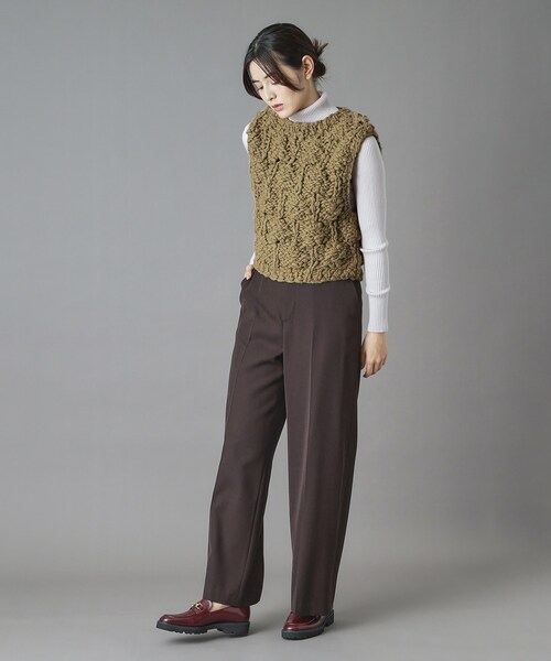 muller of yoshiokubo(ミュラーオブヨシオクボ)の「muller of yoshiokubo(ミュラーオブヨシオクボ)BUMPY VEST(ベスト・レディース・グリーン・00)」の8枚目の写真