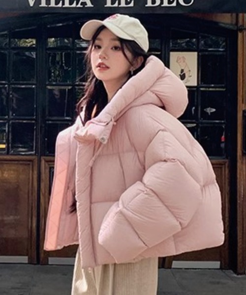 セール】＼首周りまであったか♪／ フード付き パディング