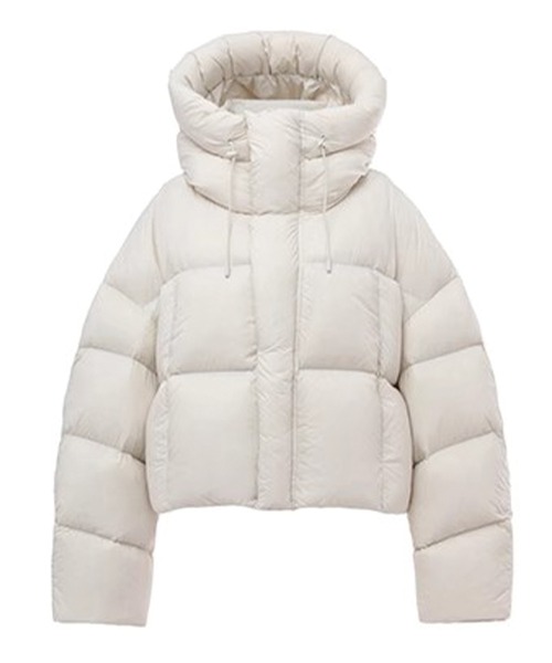 ダウンジャケット セール】＼首周りまであったか♪／ フード付き パディング