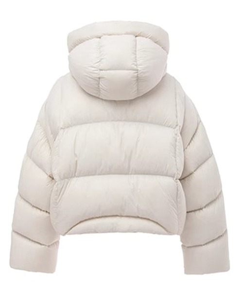 セール】＼首周りまであったか♪／ フード付き パディングショート