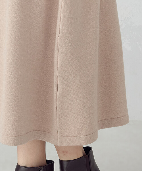 ウォッシャブル】セットアイテム ループベスト付きレイヤード