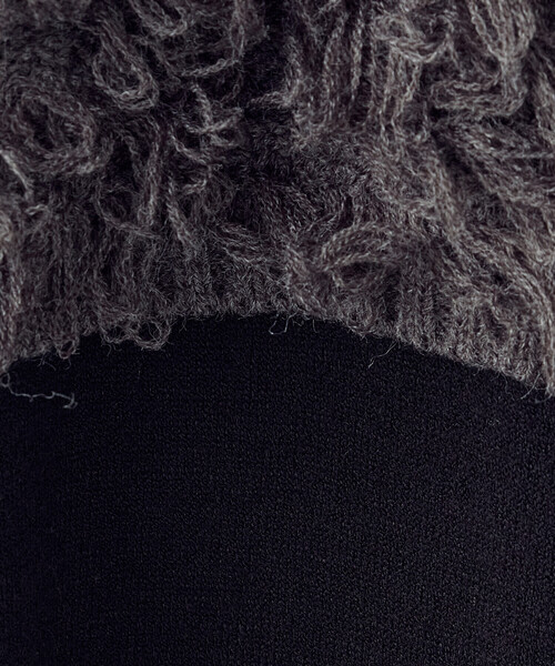 ウォッシャブル】セットアイテム ループベスト付きレイヤード