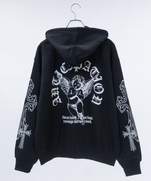 セール】【31】エンジェルプリント フルジップパーカー（パーカー