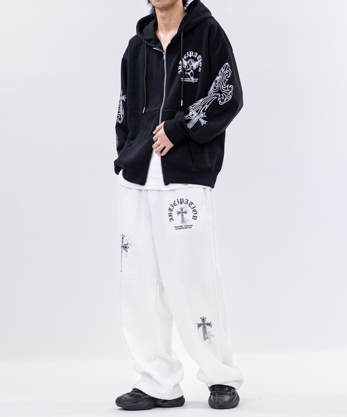 セール】【31】エンジェルプリント フルジップパーカー（パーカー