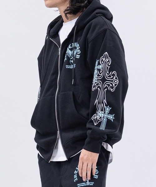 セール】【31】エンジェルプリント フルジップパーカー（パーカー