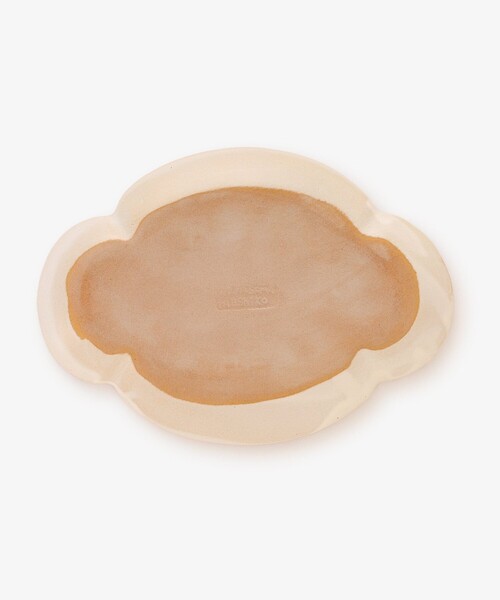 Afternoon Tea（アフタヌーンティー）の「益子焼木工皿L（食器・レディース・ホワイト/ターコイズブルー・ONE SIZE）」の3枚目の写真