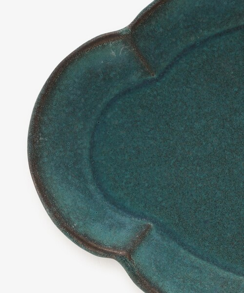 Afternoon Tea（アフタヌーンティー）の「益子焼木工皿L（食器・レディース・ホワイト/ターコイズブルー・ONE SIZE）」の10枚目の写真