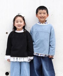 CIAOPANIC TYPY | 【WEB限定】【KIDS】ハマグリステッチ配色スウェット(Tシャツ/カットソー)