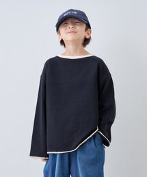 CIAOPANIC TYPY（チャオパニックティピー）の「【WEB限定】【KIDS】ハマグリステッチ配色スウェット（Tシャツ/カットソー・キッズ）」