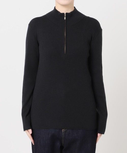 journal standard L'essage(ジャーナルスタンダードレサージュ)の「ハイゲージリブZIPプルオーバー(ニット/セーター・レディース・チャコールグレー/その他16・FREE)」の13枚目の写真