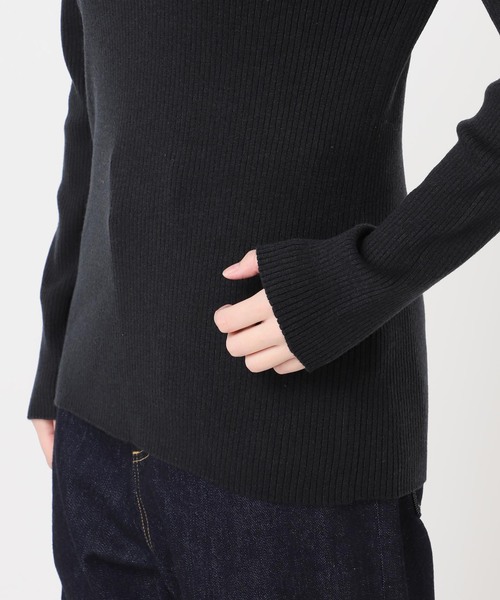 journal standard L'essage(ジャーナルスタンダードレサージュ)の「ハイゲージリブZIPプルオーバー(ニット/セーター・レディース・チャコールグレー/その他16・FREE)」の18枚目の写真
