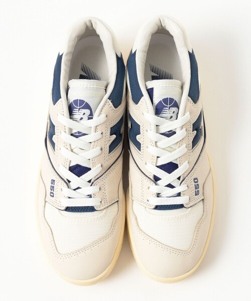 EU,US NEW BALANCE（イーユーユーエスニューバランス）の「New Balance / BB550 LRB（スニーカー・メンズ・ホワイト・26.0cm/26.5cm/27.0cm/27.5cm/28.0cm/28.5cm）」の2枚目の写真