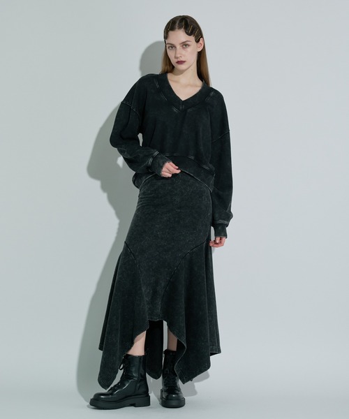anna sui nyc(アナ スイ エヌ ワイ シー)の「ピグメントコントラストスカート(スカート・レディース・ブラック/ブラウン・FREE)」の21枚目の写真