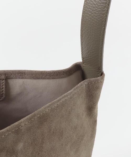 URBAN RESEARCH（アーバンリサーチ）の「ワンハンドルスウェードトートバッグ（トートバッグ・レディース・ダークブラウン/ベージュ系その他・-）」の10枚目の写真