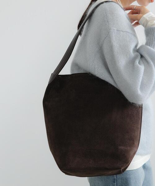 URBAN RESEARCH（アーバンリサーチ）の「ワンハンドルスウェードトートバッグ（トートバッグ・レディース・ダークブラウン/ベージュ系その他・-）」の15枚目の写真