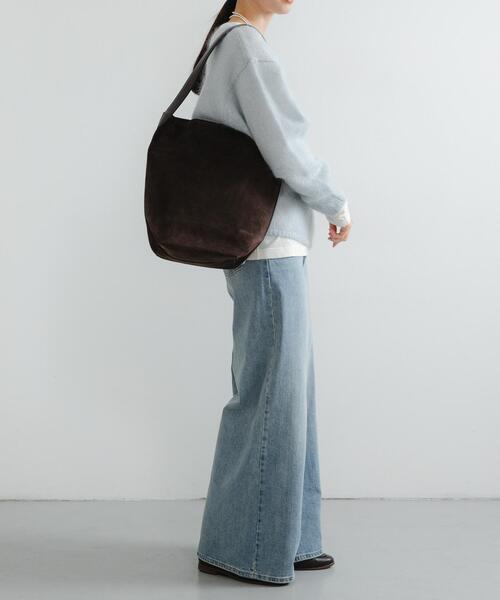 URBAN RESEARCH（アーバンリサーチ）の「ワンハンドルスウェードトートバッグ（トートバッグ・レディース・ダークブラウン/ベージュ系その他・-）」の16枚目の写真