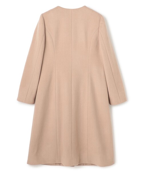 TOCCA(トッカ)の「FUR BOX ウールコート(ノーカラーコート・レディース・ネイビー系/ブラウン系・0/2/4/6)」の10枚目の写真