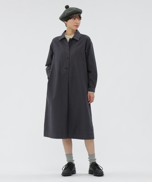 新品タグ付き☆MHL.☆コットンリネンドレスワンピース☆ベージュ☆M 新品タグ付き☆MHL.☆コットンリネンドレスワンピース☆ベージュ☆M