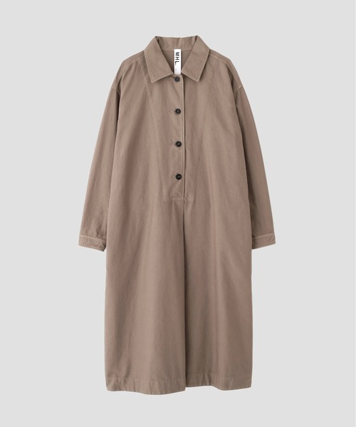 GARMENT DYE COTTON MOLESKIN（ワンピース）｜MHL.（エムエイチエル