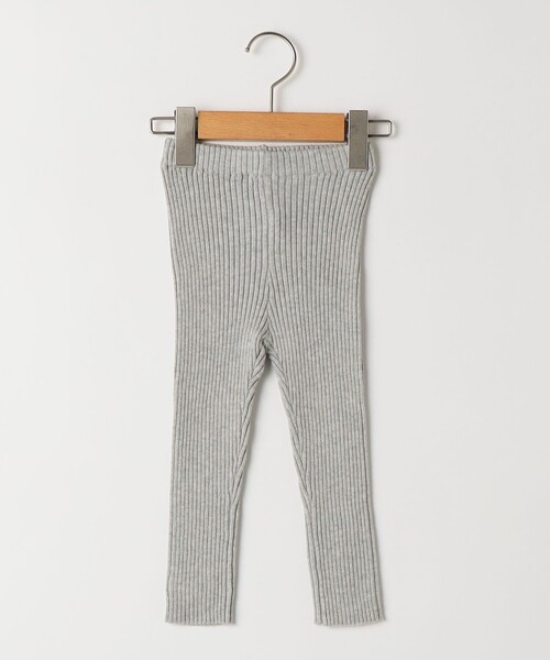 SHIPS（シップス）の「SHIPS KIDS:80～90cm /〈手洗い可能〉リブ レギンス パンツ（その他パンツ・キッズ・ライトグレー/ストーン/ピンク系その他・X-SMALL）」の3枚目の写真