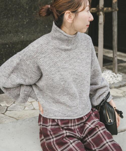 ネップハイネックニットプルオーバー（ニット/セーター）｜ITEMS