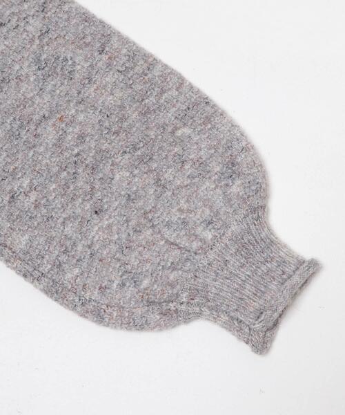 ITEMS URBANRESEARCH（アイテムズ アーバンリサーチ）の「ネップハイネックニットプルオーバー（ニット/セーター・レディース・チャコールグレー/ライトグレー/レッド/ブルー・FREE）」の17枚目の写真