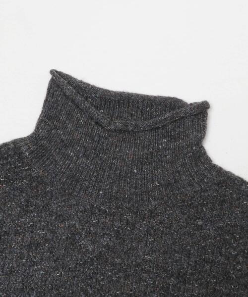 ITEMS URBANRESEARCH（アイテムズ アーバンリサーチ）の「ネップハイネックニットプルオーバー（ニット/セーター・レディース・チャコールグレー/ライトグレー/レッド/ブルー・FREE）」の7枚目の写真