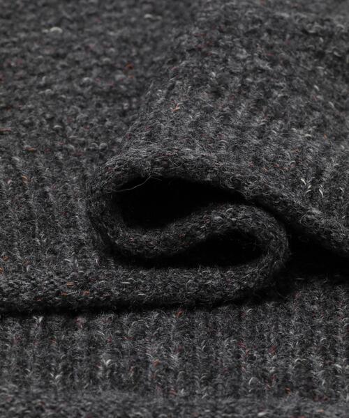 ITEMS URBANRESEARCH（アイテムズ アーバンリサーチ）の「ネップハイネックニットプルオーバー（ニット/セーター・レディース・チャコールグレー/ライトグレー/レッド/ブルー・FREE）」の9枚目の写真