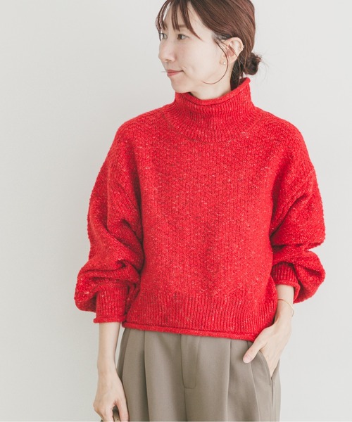 ネップハイネックニットプルオーバー（ニット/セーター）｜ITEMS