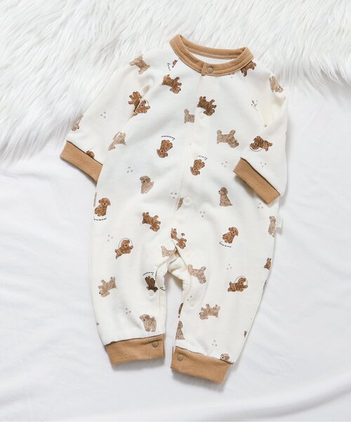 WEB限定】裏毛4柄カバーオール（ロンパース）｜apres les cours