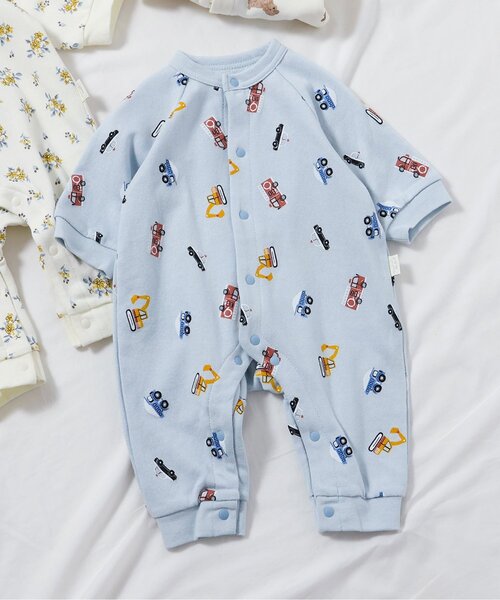 WEB限定】裏毛4柄カバーオール（ロンパース）｜apres les cours