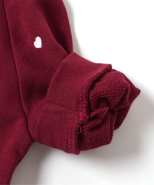 apres les cours（アプレレクール）の「【WEB限定】裏毛4柄カバーオール（ロンパース・キッズ・アイボリー/サックスブルー/ブラウン/レッド・70/80/60）」の5枚目の写真