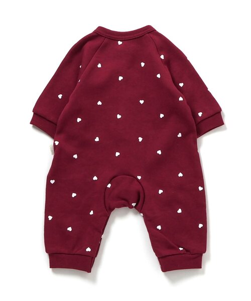 apres les cours（アプレレクール）の「【WEB限定】裏毛4柄カバーオール（ロンパース・キッズ・アイボリー/サックスブルー/ブラウン/レッド・70/80/60）」の18枚目の写真