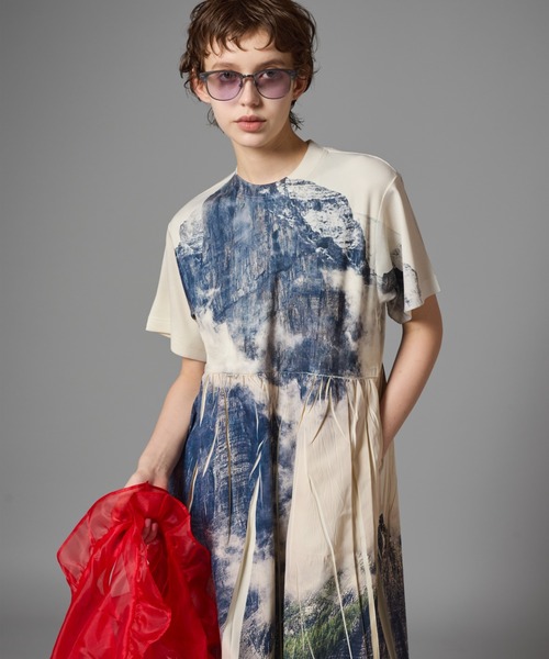 NON TOKYO(ノントーキョー)の「NON TOKYO/ノントーキョー/ダイレクトプリントリブワンピース(ワンピース・レディース・その他/その他1・F)」の4枚目の写真