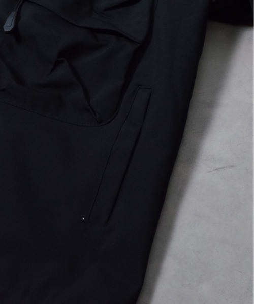 DOUBLE STEAL(ダブルスティール)の「ラグランマウンテンパーカー(マウンテンパーカー・メンズ・ブラック/ベージュ・LARGE/MEDIUM)」の5枚目の写真