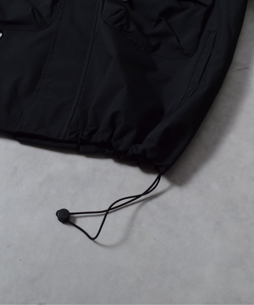 DOUBLE STEAL(ダブルスティール)の「ラグランマウンテンパーカー(マウンテンパーカー・メンズ・ブラック/ベージュ・LARGE/MEDIUM)」の3枚目の写真