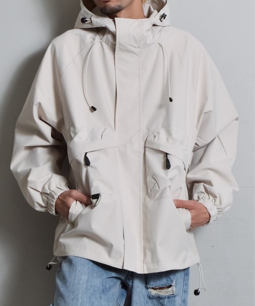 DOUBLE STEAL(ダブルスティール)の「ラグランマウンテンパーカー(マウンテンパーカー・メンズ・ブラック/ベージュ・LARGE/MEDIUM)」の11枚目の写真