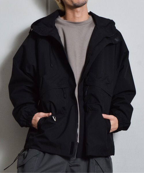 DOUBLE STEAL(ダブルスティール)の「ラグランマウンテンパーカー(マウンテンパーカー・メンズ・ブラック/ベージュ・LARGE/MEDIUM)」の15枚目の写真