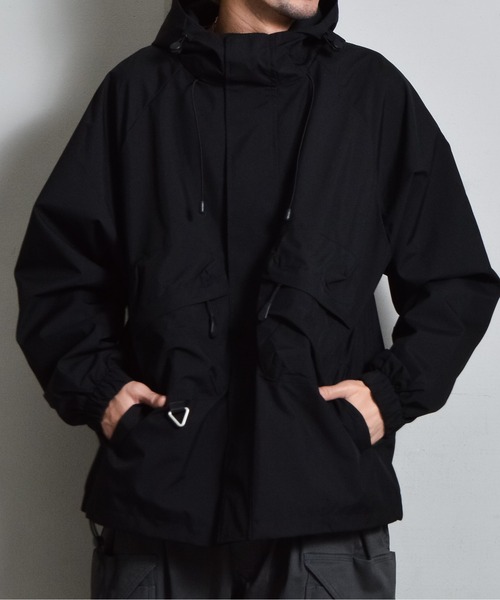 DOUBLE STEAL(ダブルスティール)の「ラグランマウンテンパーカー(マウンテンパーカー・メンズ・ブラック/ベージュ・LARGE/MEDIUM)」の16枚目の写真