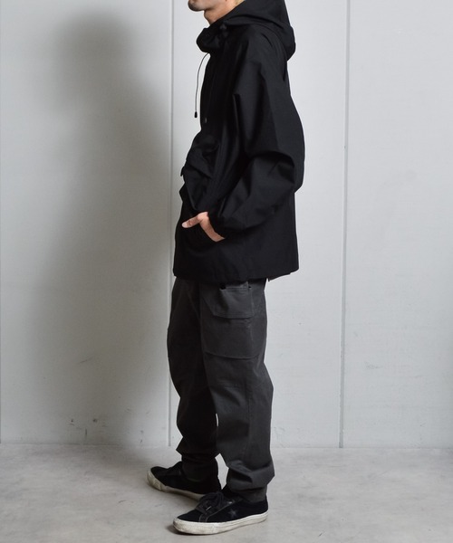 DOUBLE STEAL(ダブルスティール)の「ラグランマウンテンパーカー(マウンテンパーカー・メンズ・ブラック/ベージュ・LARGE/MEDIUM)」の19枚目の写真