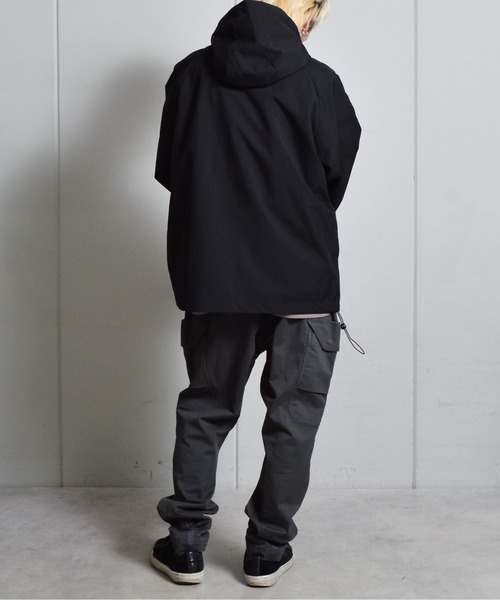 DOUBLE STEAL(ダブルスティール)の「ラグランマウンテンパーカー(マウンテンパーカー・メンズ・ブラック/ベージュ・LARGE/MEDIUM)」の20枚目の写真