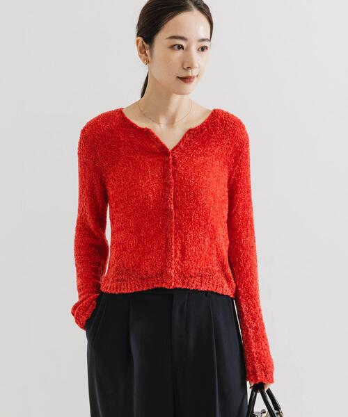 新品　URBANRESEARCH　シアーモールショート丈カーディガン シアーモールショート丈カーディガン（カーディガン/ボレロ